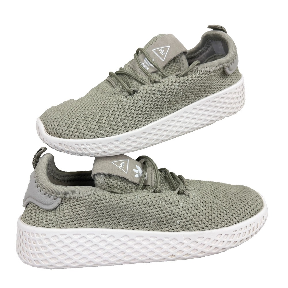 Adidas Originals HU Pharrell Williams Toddler US 8K Tan Beige Sneakers‎ Shoes